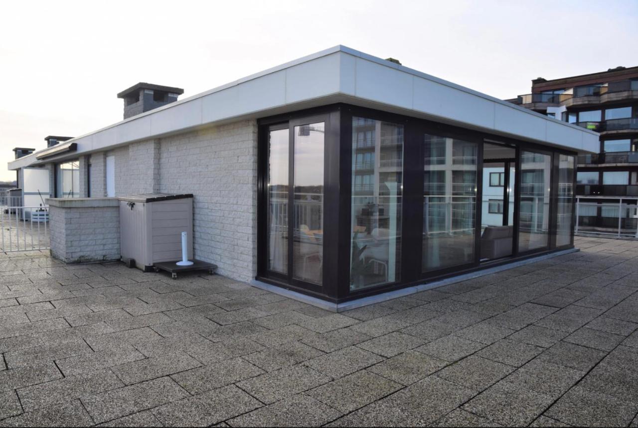 Appartamento Sea View Penthouse De Panne Esterno foto