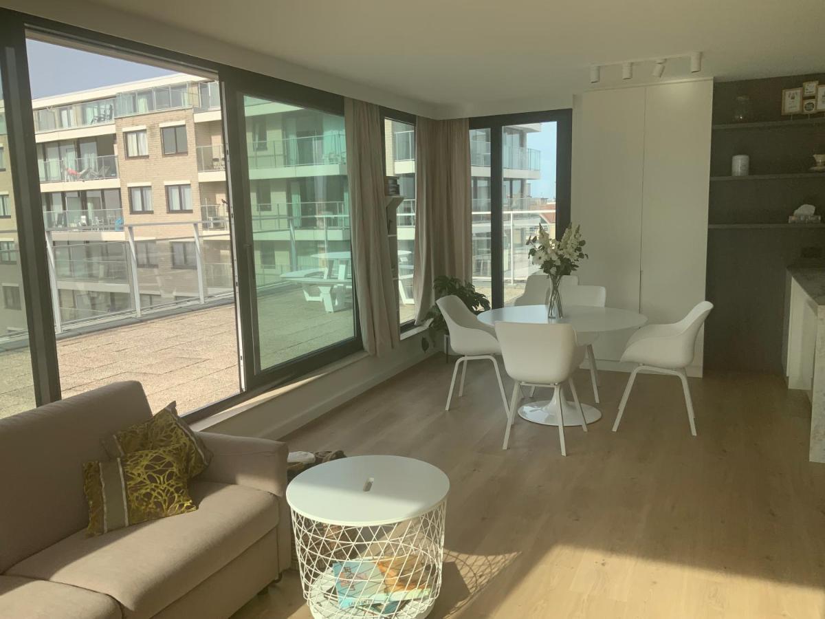 Appartamento Sea View Penthouse De Panne Esterno foto